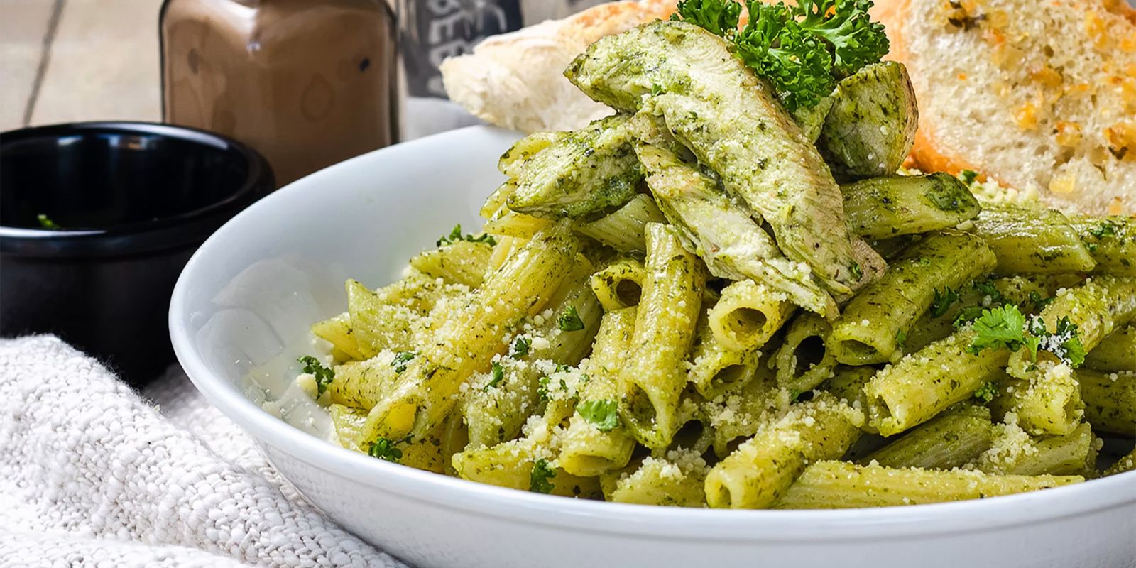 Pasta served at Bistro Kašika Viljuška Nož Sarajevo
