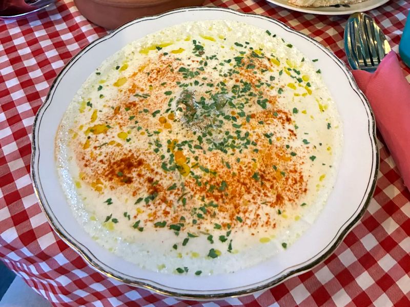 Soup served at Bistro Kašika Viljuška Nož Sarajevo
