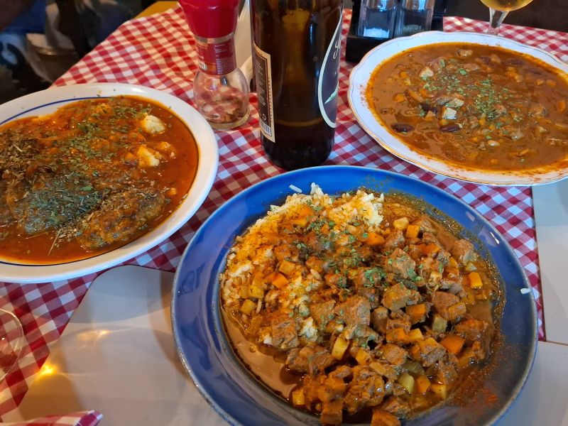 Traditional meal at Bistro Kašika Viljuška Nož Sarajevo